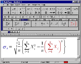 Microsoft Equation Editor